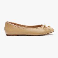 Sapatilha Hering Shoes Bico Redondo Laço Feminina - Bege
