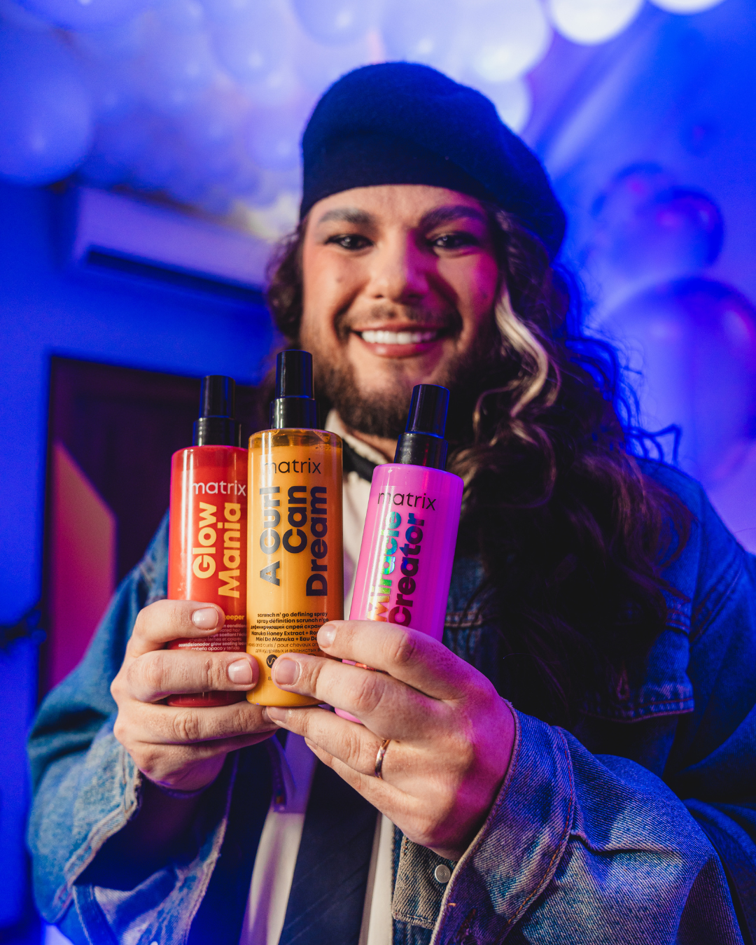bonde Surreall com produtos de Matrix de L’Oréal