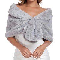 Xale de Pele Sintética para Casamento - Modelo para Inverno