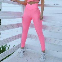 Legging Sintonia Beach Coral - Rosa