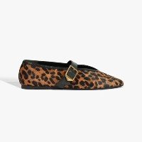 Sapatilha Vick Buckle Couro Onça