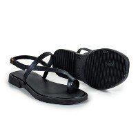 Sandália Feminina Detalhe Dedo Grapassos Linda Confortável Para Mulher