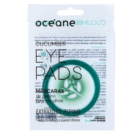 Máscara de Pepino para os Olhos Océane - Cucumber Eye Pads 10 Un