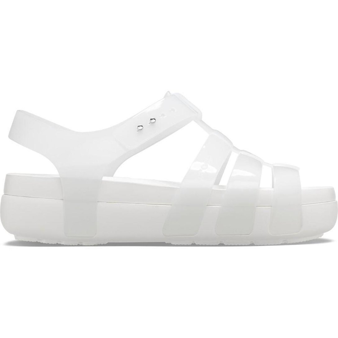Sandália crocs splash glossy fisherman white - Branco