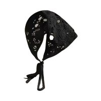 Tiara Triangular De Flor De Crochê Artesanal