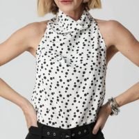 Blusa Em Poa - OFF WHITE 7193