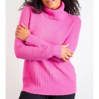 Blusa feminina de malha gola alta