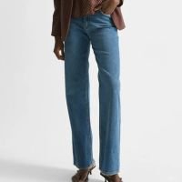 Calça jeans reta média