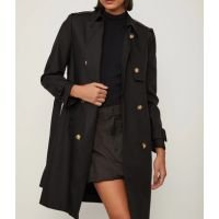 Casaco Trench Coat Com Pala