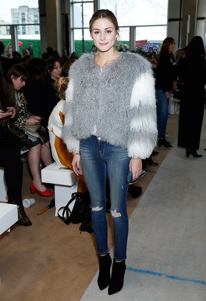 Olivia Palermo em um dos combos de estilo de inverno.