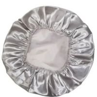 Nobrand - Touca de Cetim Camada Simples Antifrizz Cinza