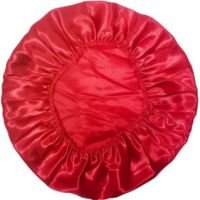 Nobrand - Touca de Cetim Camada Simples Antifrizz Vermelho