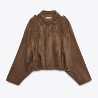 CASACO BOMBER EFEITO CAMURÇA