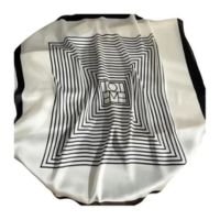 Lenço de Seda 70cm para Cabelo - Impressão Fashion - Acessório para Pescoço