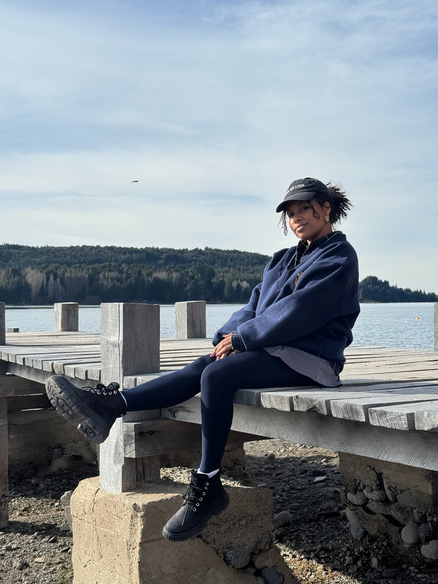 inspiração de inverno esportivo, um dos looks estilosos com meia-calça térmica