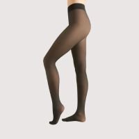 Meia-Calça Térmica Efeito Transparente Fio 120 - Preto