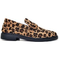 Sapato Feminino Dubuy Mocassim Oxford animal Print