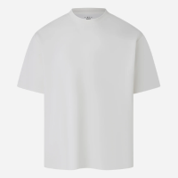 Camiseta Boxy em Tecnologia Dry e Algodão Off White