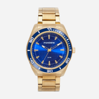 Relógio Analógico Masculino Mondaine Dourado