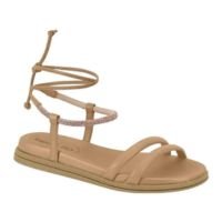 Sandália Rasteira Beira Rio Amarração Tira Feminina