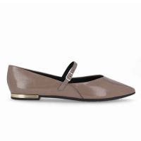 Sapatilha Ana Salto Baixo Taupe