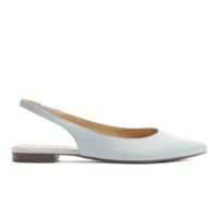 Sapatilha Slingback Bico Fino Azul