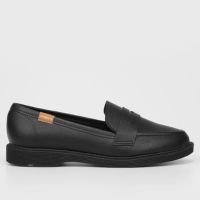 Mocassim Moleca Gravata Feminino - Preto