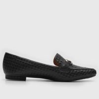 Mocassim Vizzano Texturizado Preto