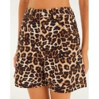 Bermuda Sarja Estampada Onça Pintada