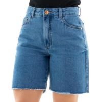 Bermuda Jeans Arauto Feminina Jorts Lopez - Azul