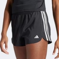 Short Adidas Pacer 3 Listras Feminino - Preto+Branco