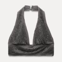 TOP HALTER COM BRILHOS