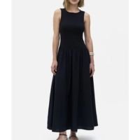 Vestido Longo Cintura Baixa com Ribana