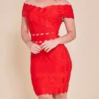 Vestido bandagem feminino