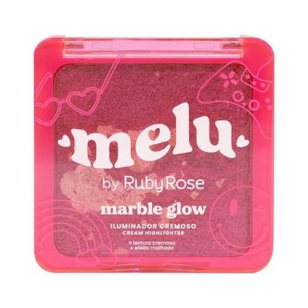 Iluminador Cremoso Melu By Ruby Rose Marble Glow Neon Lights 11g