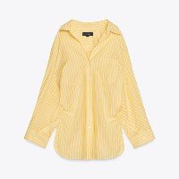 CAMISA DE POPELINA OVERSIZE LISTRADA