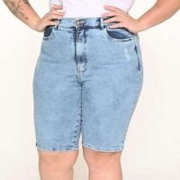 Razon Jeans - Biker Feminina Jeans Plus Basica - Jeans