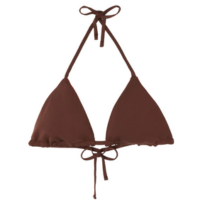 Parte De Cima De Biquíni Cortininha Double Concept - Marrom