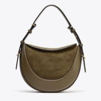 BOLSA A TIRACOLO COM ABA EM COURO