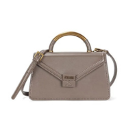 Bolsa Envelope Cinza Soft Duas Alças