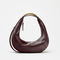 BOLSA OVALADA ALÇA METÁLICA