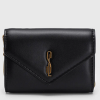 Carteira Tiracolo Santa Lolla Alça Corrente Preta