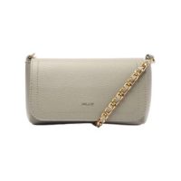 Bolsa Feminina Anacapri Tiracolo Casual Alça Corrrente Pequena Cinza