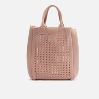 Bolsa Tote Nude Croche Monaco Pequena