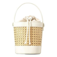 Bolsa Balde De Vime Para Mulheres, Bolsa De Praia De Palha C