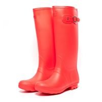 Galocha Bota Feminina Impermeável KT001 Vermelho Kesttou