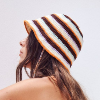 bucket de crochê verão zara