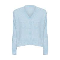 CARDIGAN FEMININO EM TRICOT CHENILLE