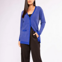 Doce Trama - Cardigan Azul