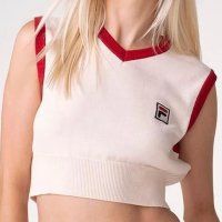 Colete Fila Heritage Crop Sweater Vest Feminino